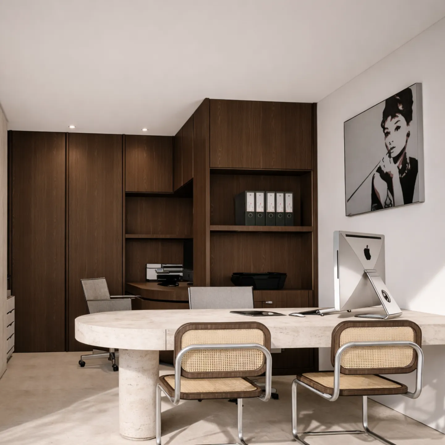 Bureau Knokke interieur ontwerp foto 1